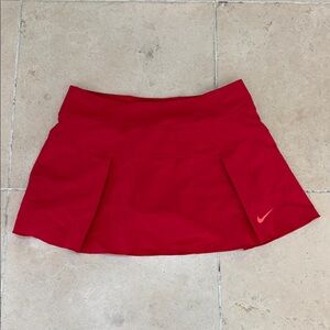 Nike Women's Vibrant Red Mini Skort